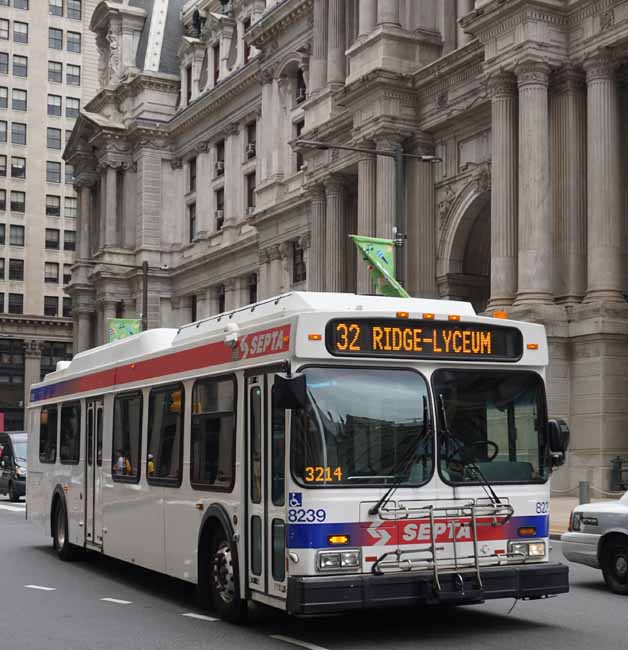 SEPTA New Flyer DE41LF 8239